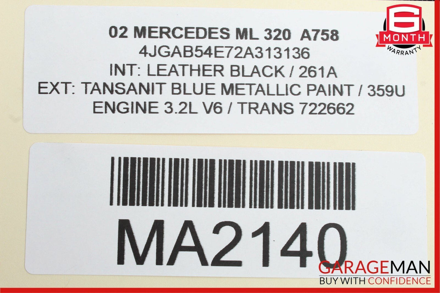 98-05 Mercedes W163 ML320 ML430 AC A/C Air Conditioning Condenser Assembly