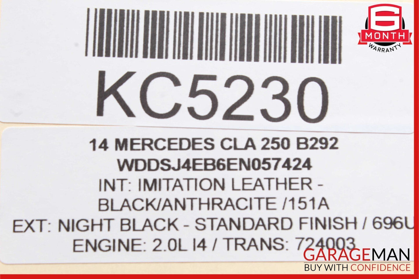14-18 Mercedes W117 CLA250 Parking Brake Electronic Computer Control Module Unit