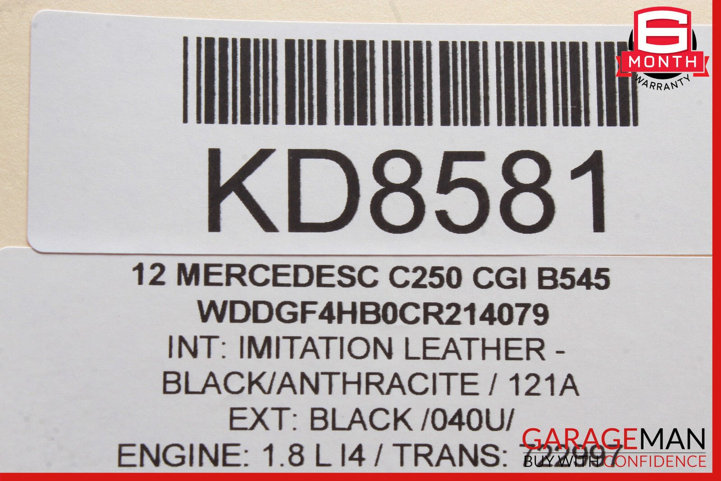12-14 Mercedes W204 C250 C250 Rear SAM Module Relay Fuse Junction Box Assy
