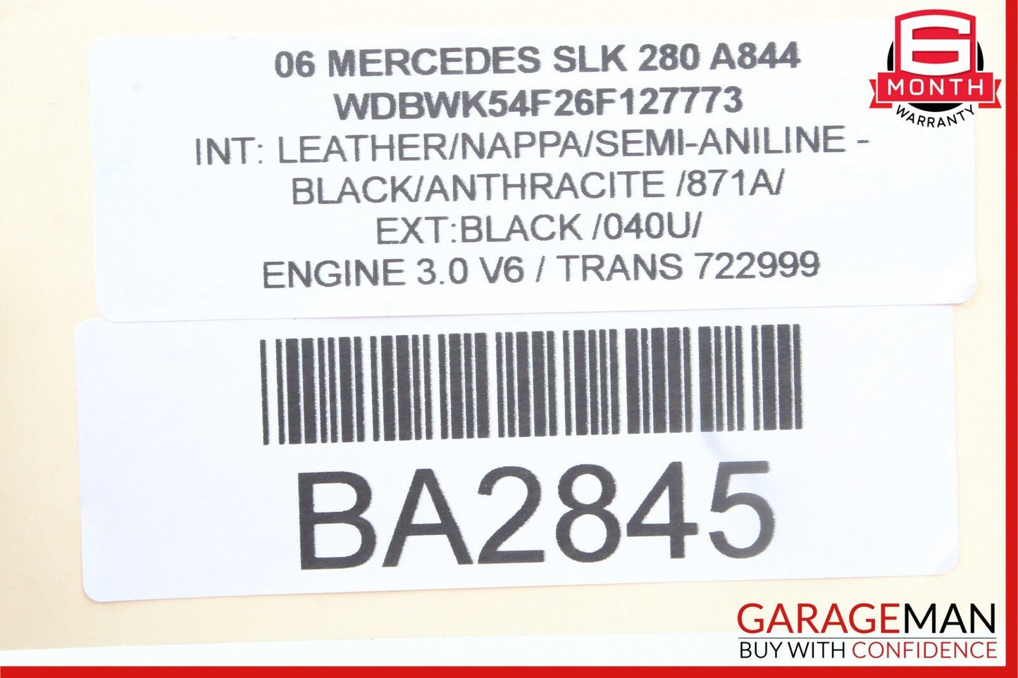 05-11 Mercedes R171 SLK280 SLK350 Front Right Passenger Door Lock Latch Actuator