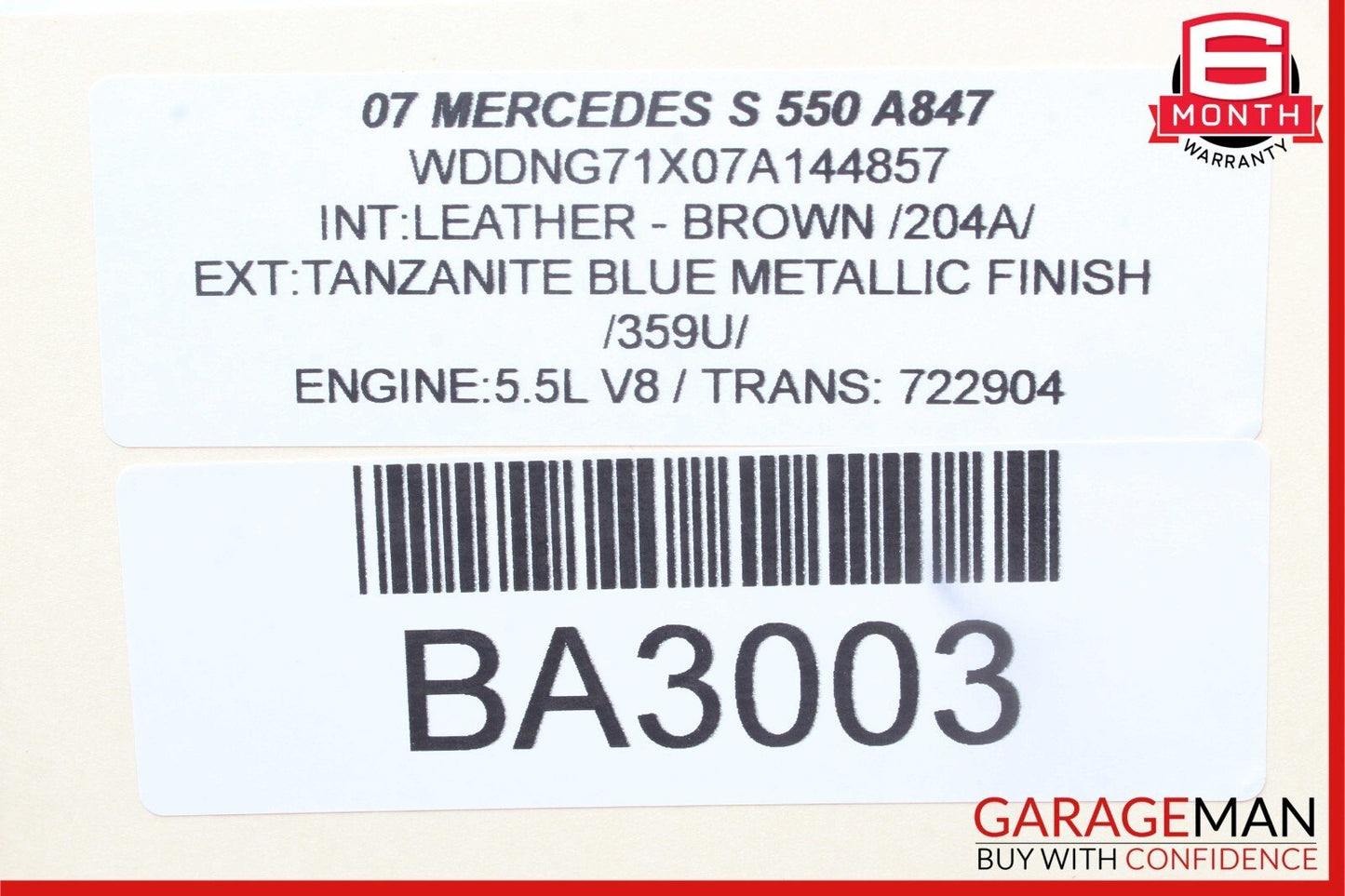 07-13 Mercedes W221 S550 S400 S350 Front Right Side Under Seat Control Unit OEM