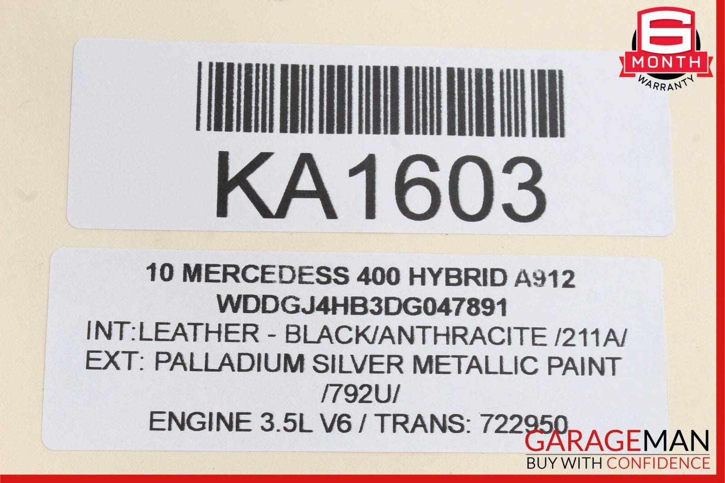 07-13 Mercedes W221 S550 S450 Door Lock Latch Actuator Rear Left Driver Side OEM