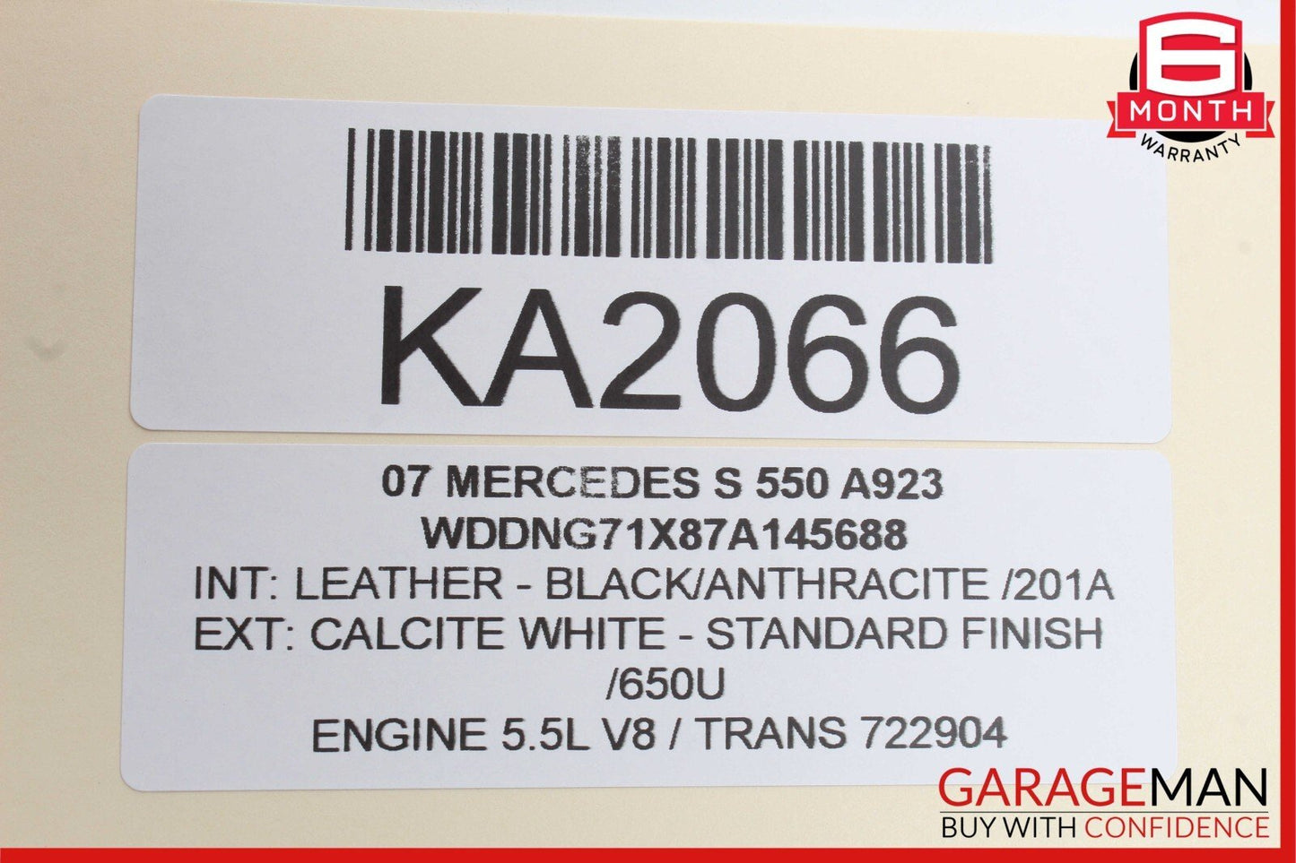 07-13 Mercedes W221 S550 S450 Rear Right or Left Side Door Control Module OEM