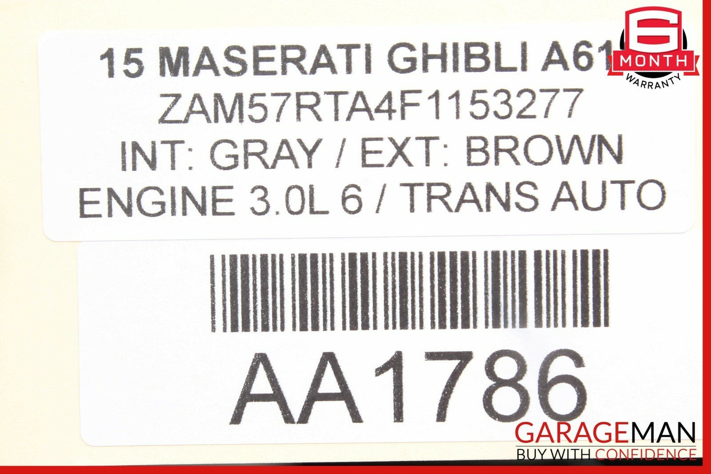 14-17 Maserati Ghibli Radio GPS Navigation Info Display Screen Touchscreen OEM