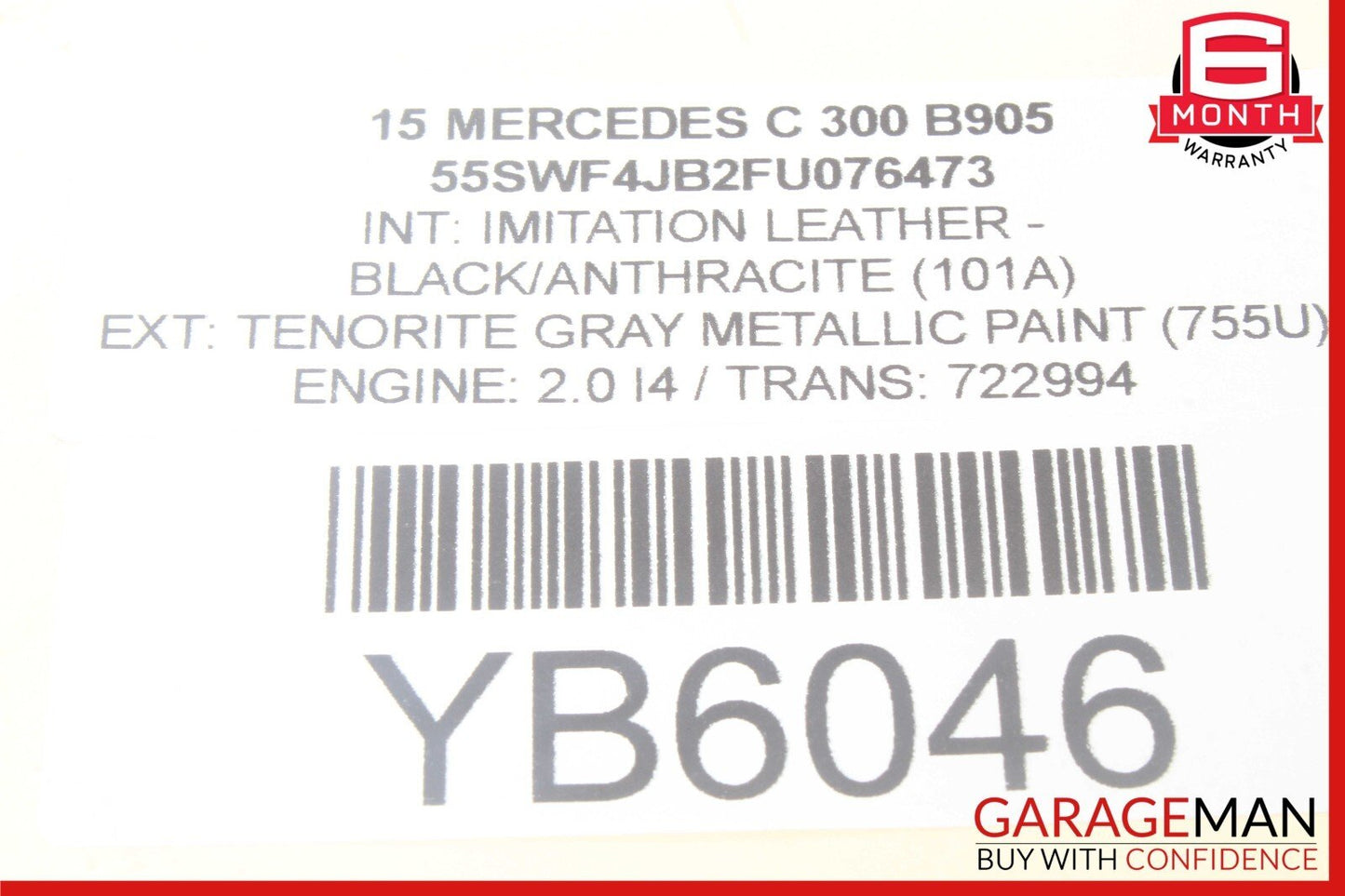 15-20 Mercedes W205 C300 C350e C43 AMG Rear Left Side Door Lock Latch Actuator