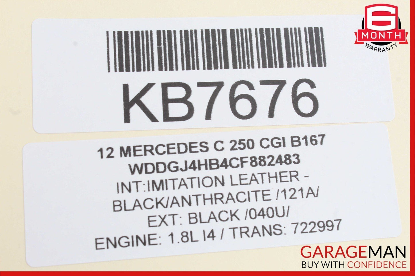 12-14 Mercedes W204 C250 C300 C63 AMG Front Left Side Exterior Door Handle Black
