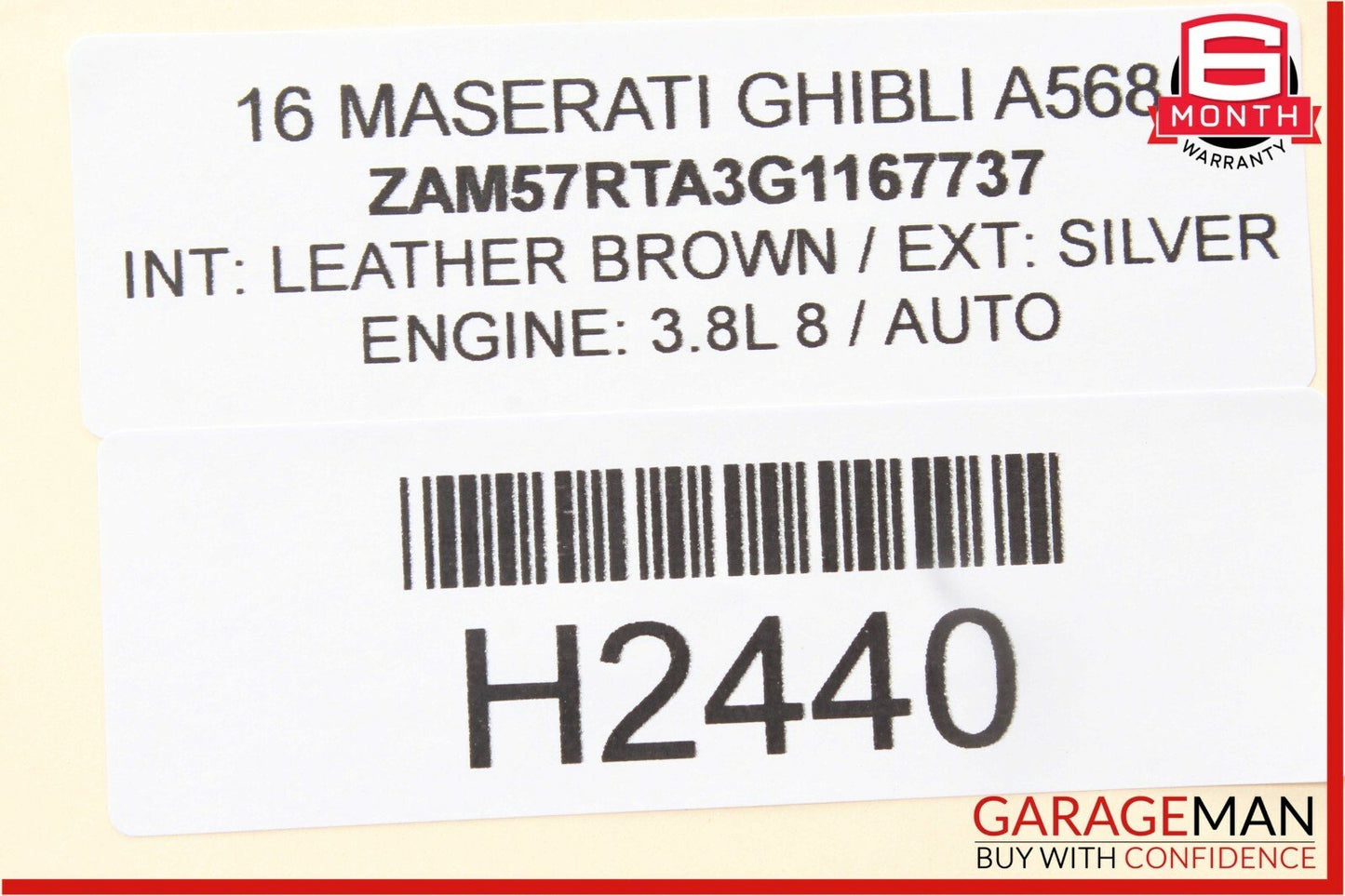 14-17 Maserati Ghibli Front Right Side Seat Adjustment Control Switch Module