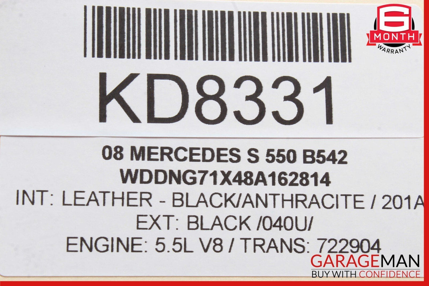 07-13 Mercedes W221 S550 S600 S400 Front Left Door Control Module 2218709792 OEM