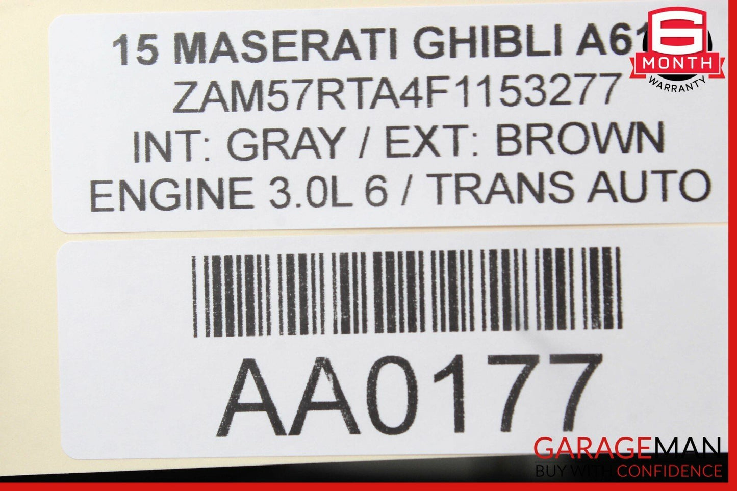 14-17 Maserati Ghibli S Rear Right & Left Suspension Coil Spring Absorber Set