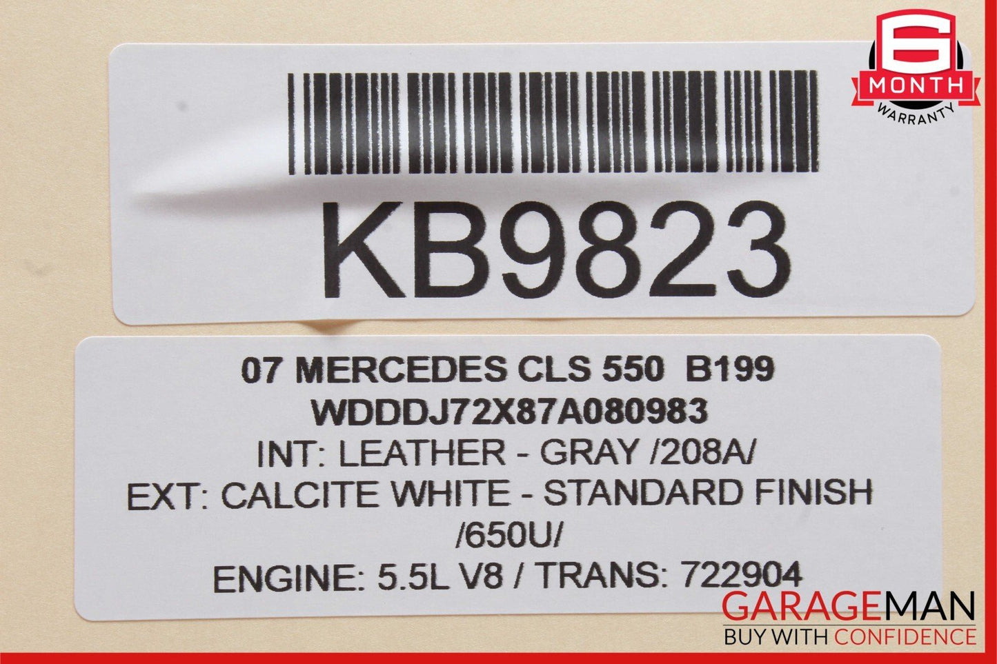 06-11 Mercedes W219 CLS550 CLS63 AMG Front Right Side Door Control Module Unit