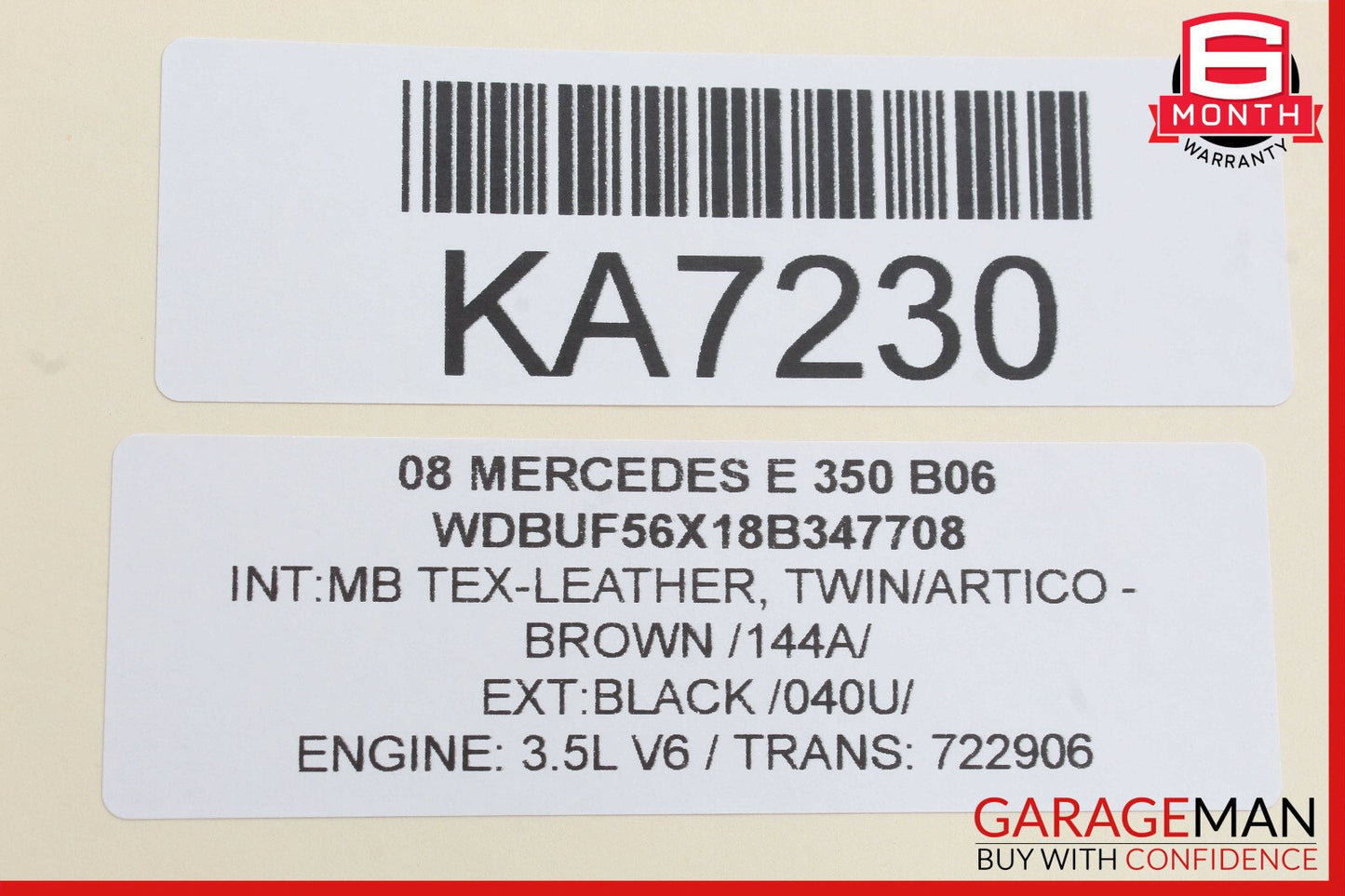 03-12 Mercedes W211 E350 SLK350 Front Right Seat Control Module 2118704585 OEM