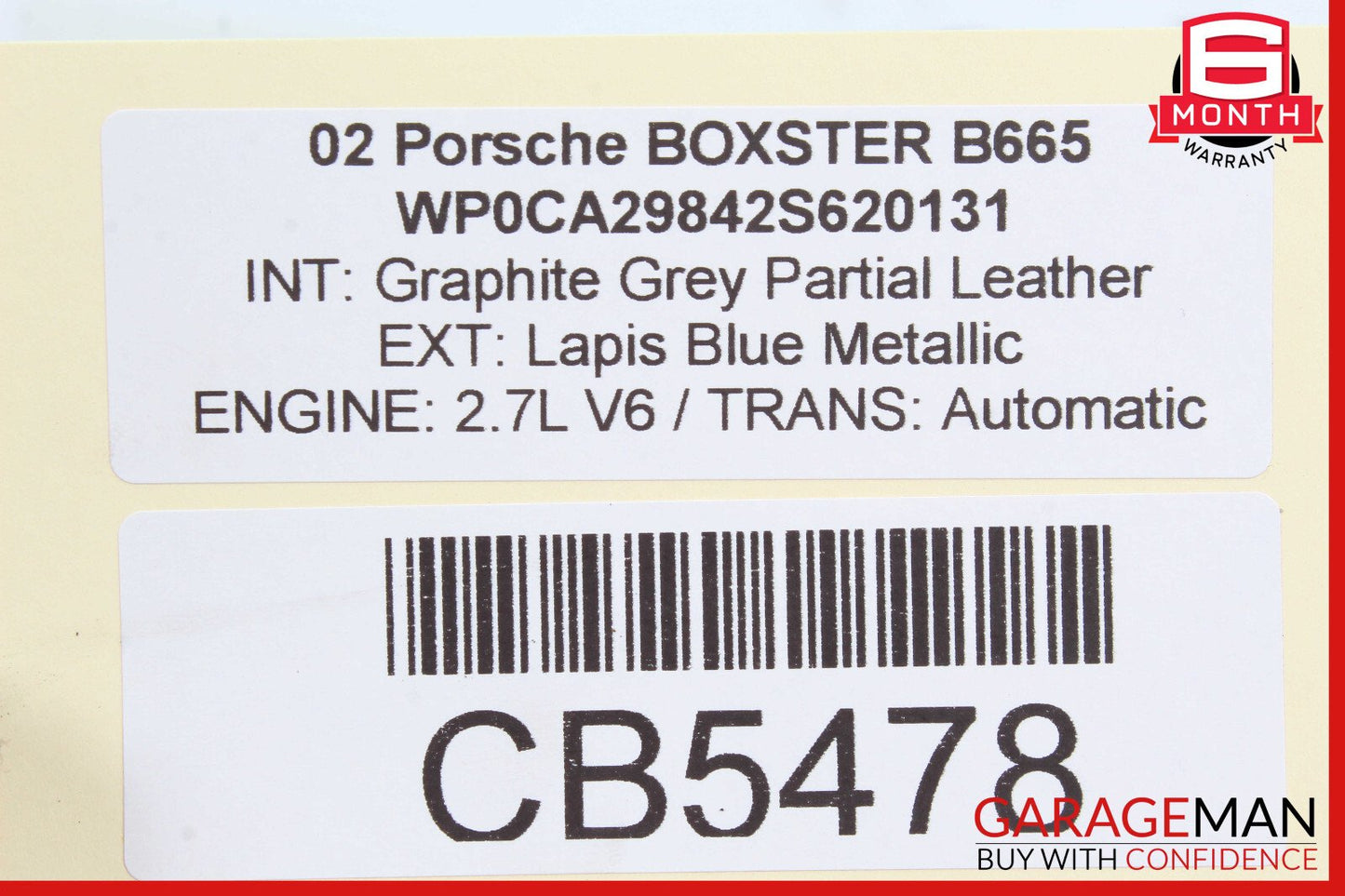 97-04 Porsche Boxster 986 Rear Right or Left Side Lower Control Arm OEM