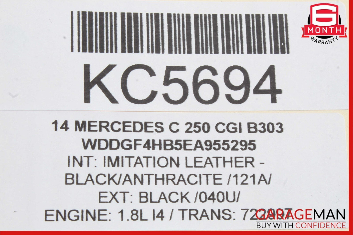 08-14 Mercedes W204 C300 C350 C63 AMG Rear Left Side Door Lock Latch Actuator