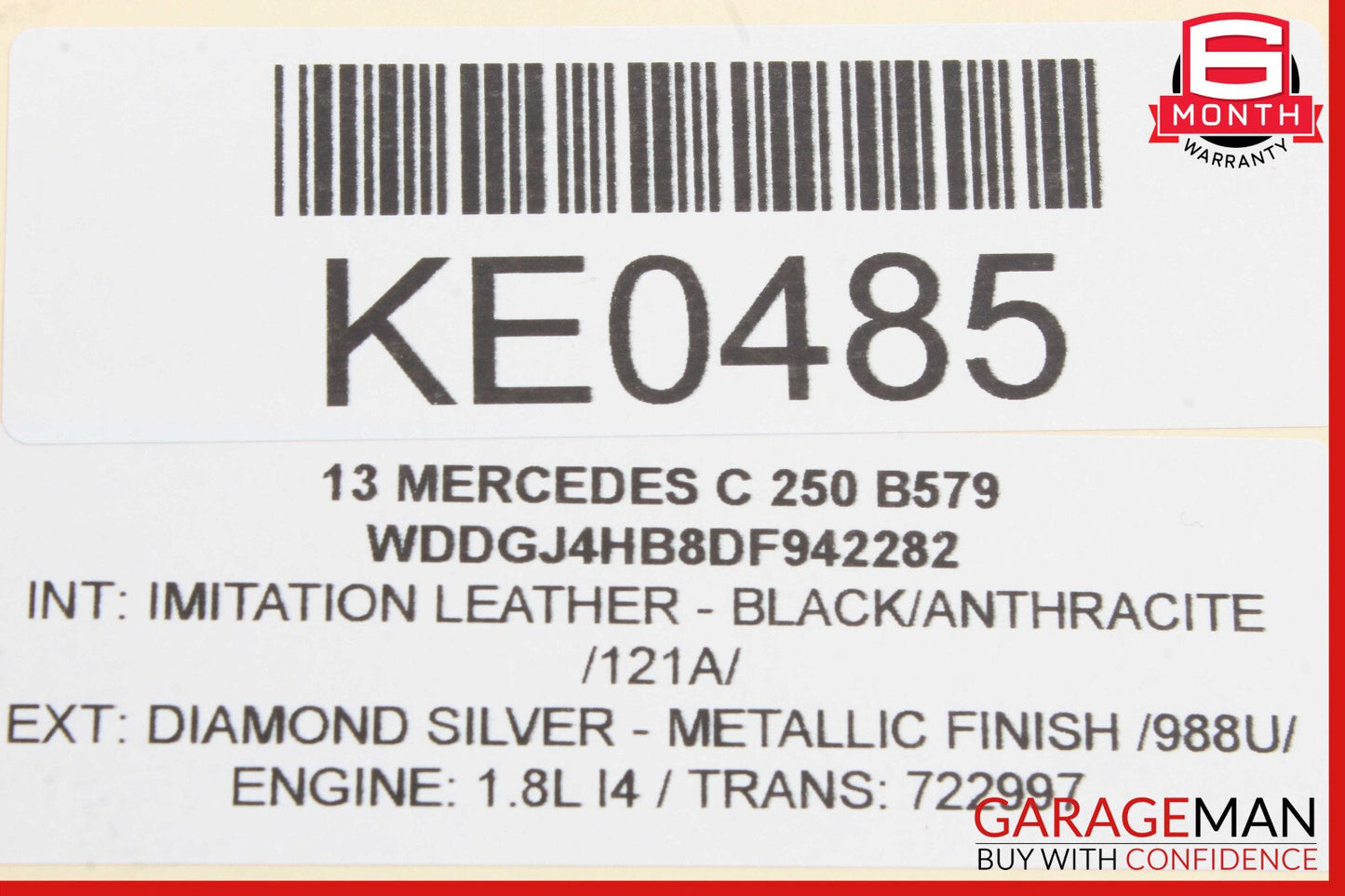 12-14 Mercedes W204 C250 Coupe Front Right Side Seatbelt Seat Belt Retractor OEM