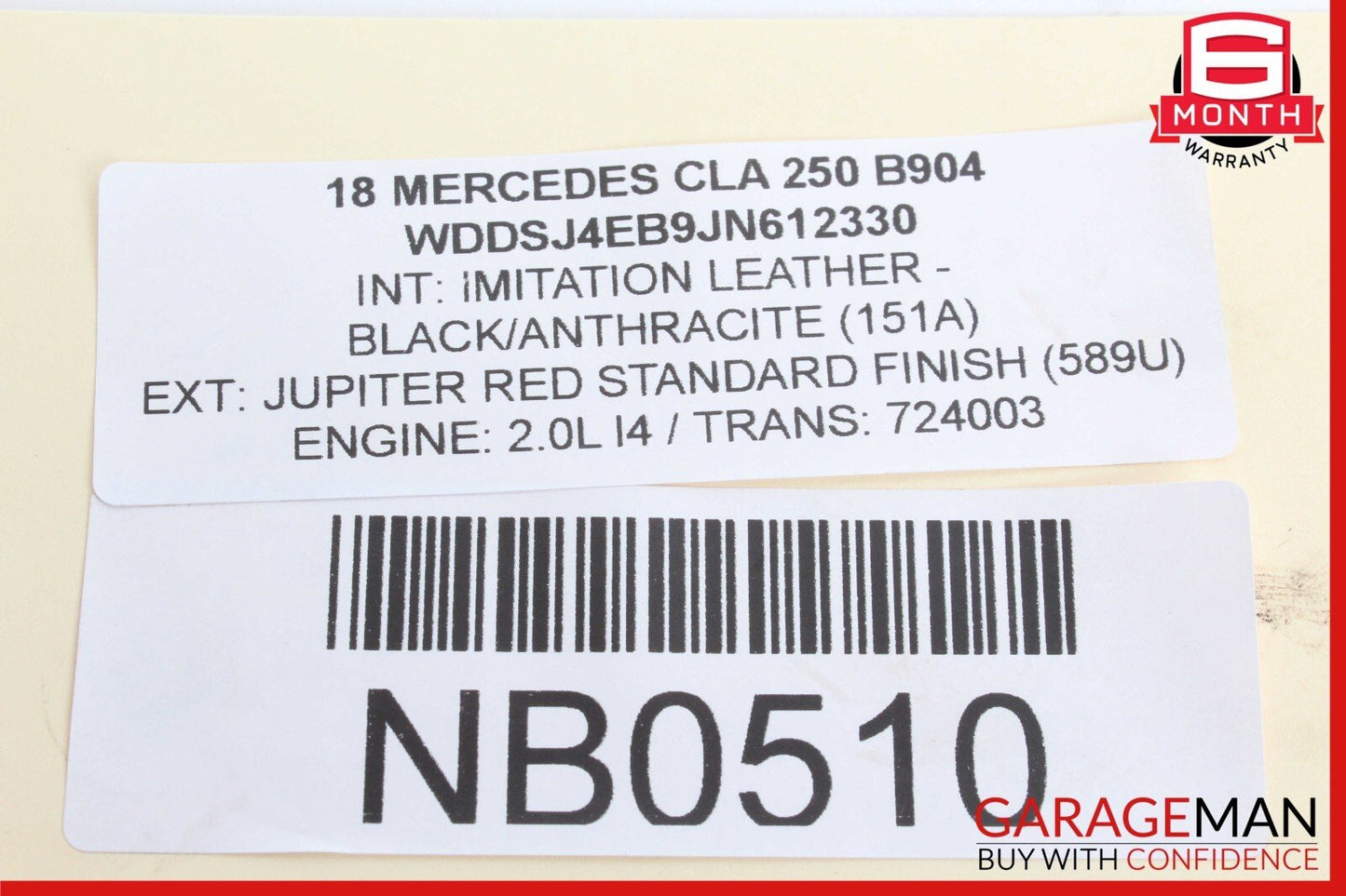 14-19 Mercedes W117 CLA250 Rear Right Wheel Spindle Knuckle Hub OEM