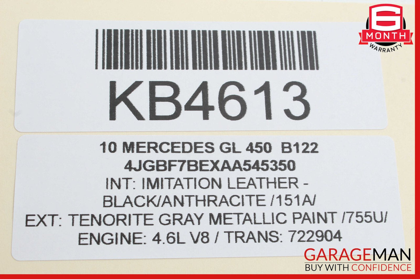 06-13 Mercedes X164 GL450 ML550 Front Right Exterior Door Handle OEM