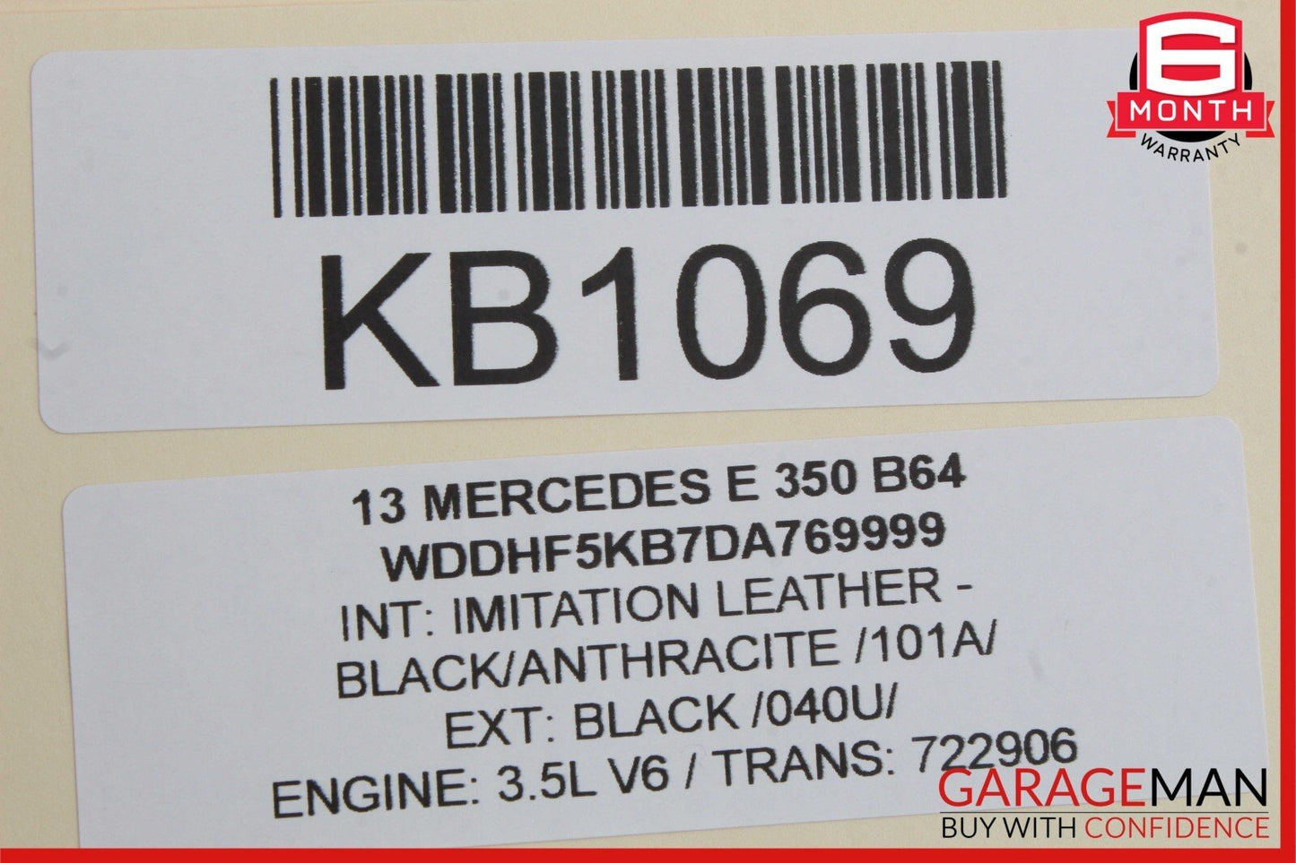 10-16 Mercedes W212 E350 GLK350 Rear Right Side Door Lock Latch Actuator OEM