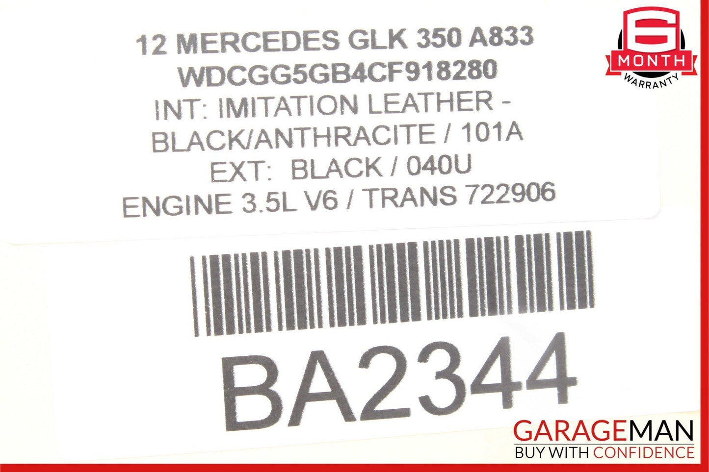 08-14 Mercedes X204 GLK250 GLK350 CL550 Panoramic Sunroof Sun Roof Motor OEM