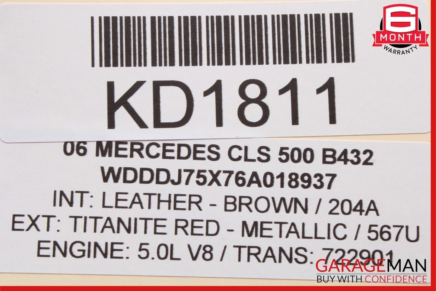 06-11 Mercedes W219 CLS500 Front Right Side Door Computer Control Module OEM