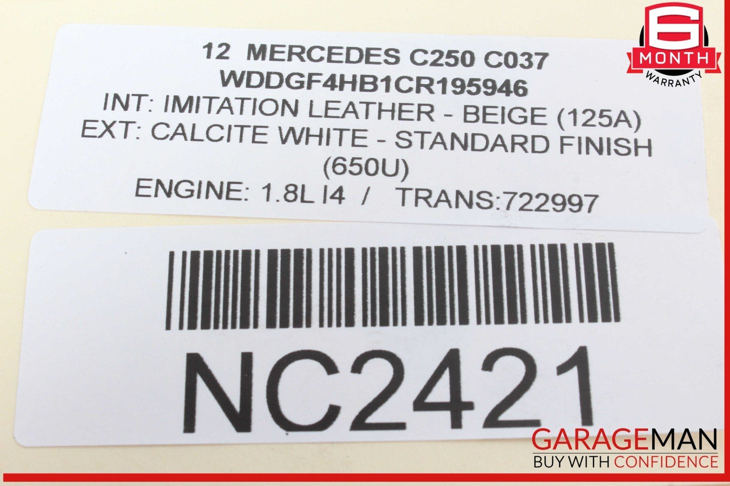08-20 Mercedes W204 C250 C300 Front Right Side Spindle Knuckle Hub Bearing OEM