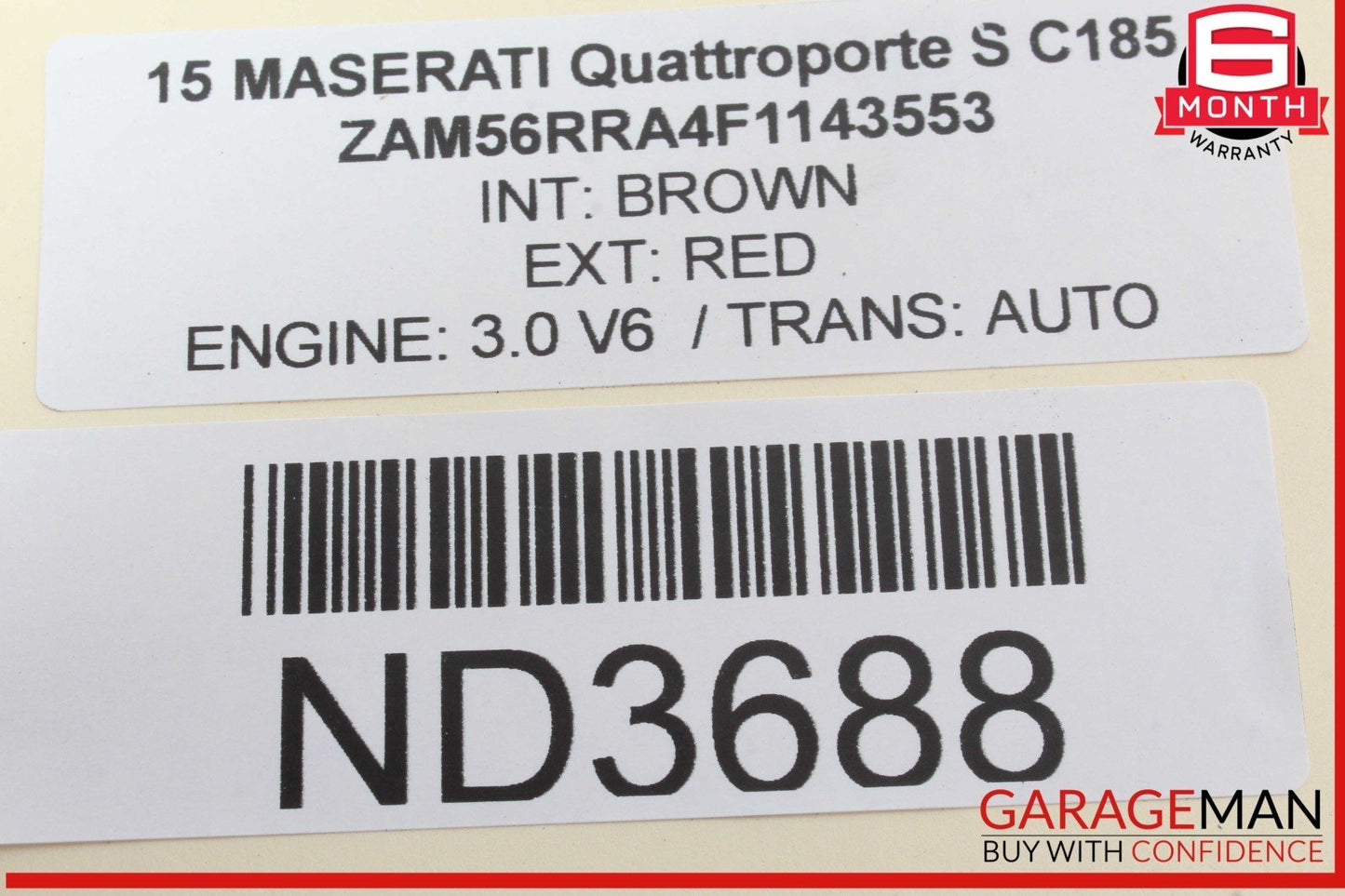 14-17 Maserati Quattroporte S ECU ECM Engine Computer Control Module Unit OEM