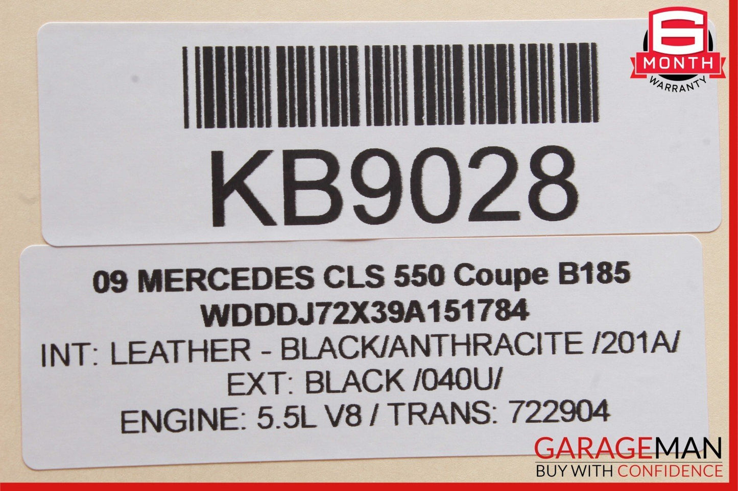 06-11 Mercedes W219 CLS500 CLS550 Hazard Control Door Lock Switch Panel OEM