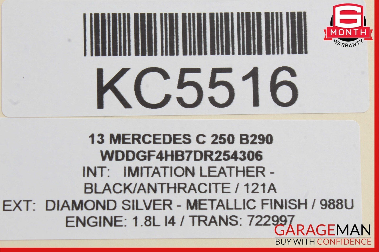08-16 Mercedes W212 E350 E550 Sedan Rear Left Door Lock Latch Actuator OEM
