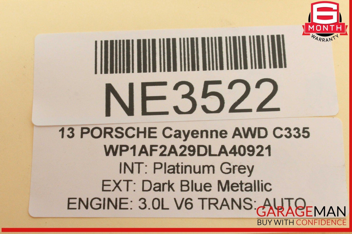 11-18 Porsche Cayenne 958 AWD Rear Left or Right Wishbone Upper Control Arm OEM