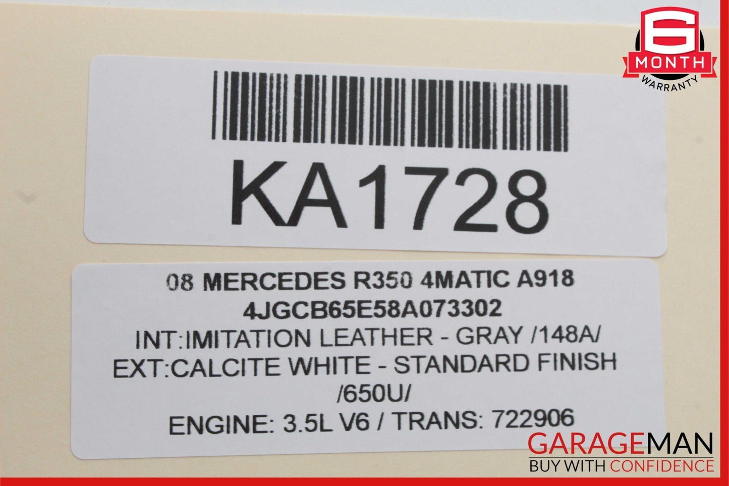 06-13 Mercedes W251 R350 R320 R500 Rear Right Side Quarter Audio Sound Speaker