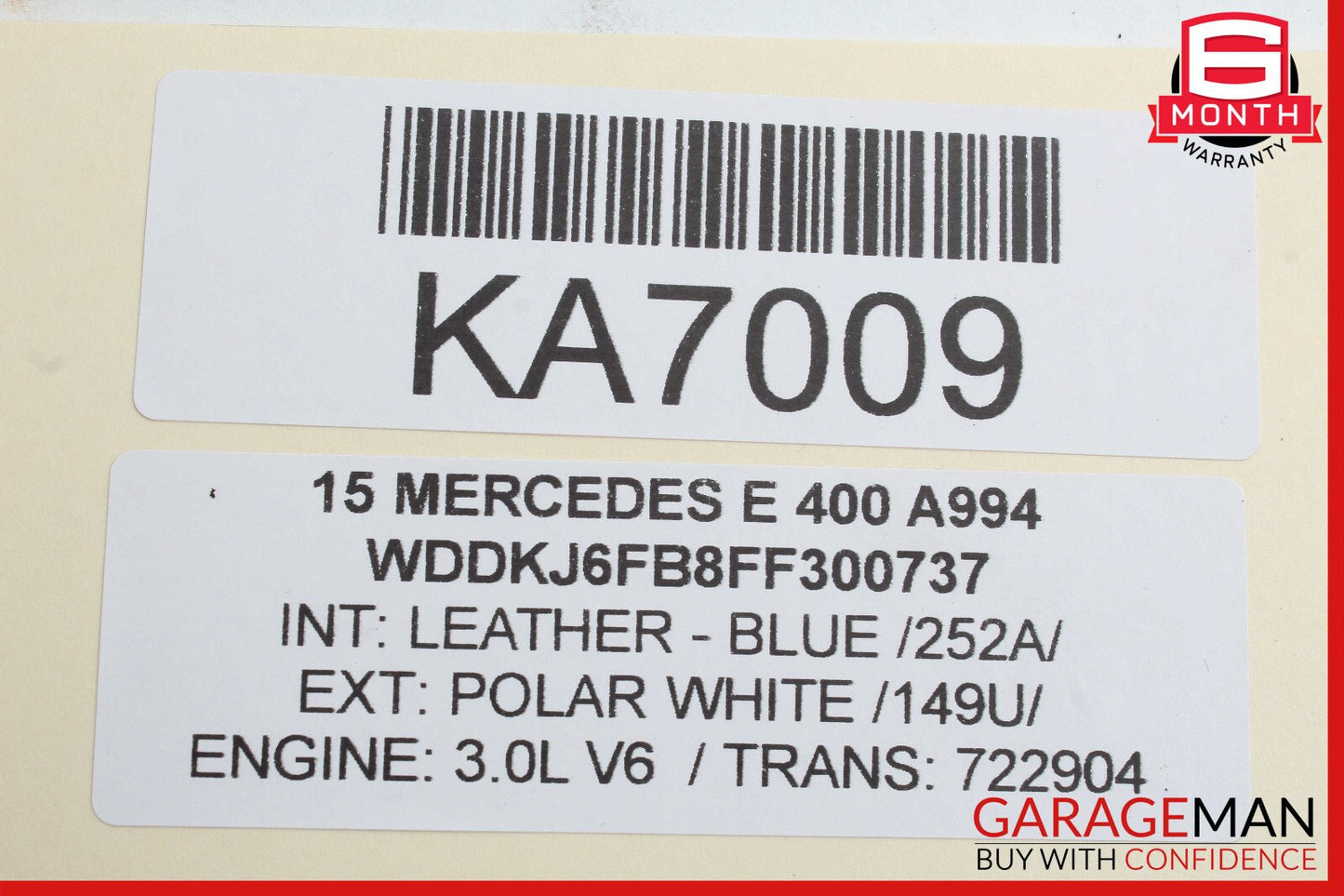 14-20 Mercedes W207 E400 CLS400 SLC43 Engine Motor Starter 2769064300 OEM