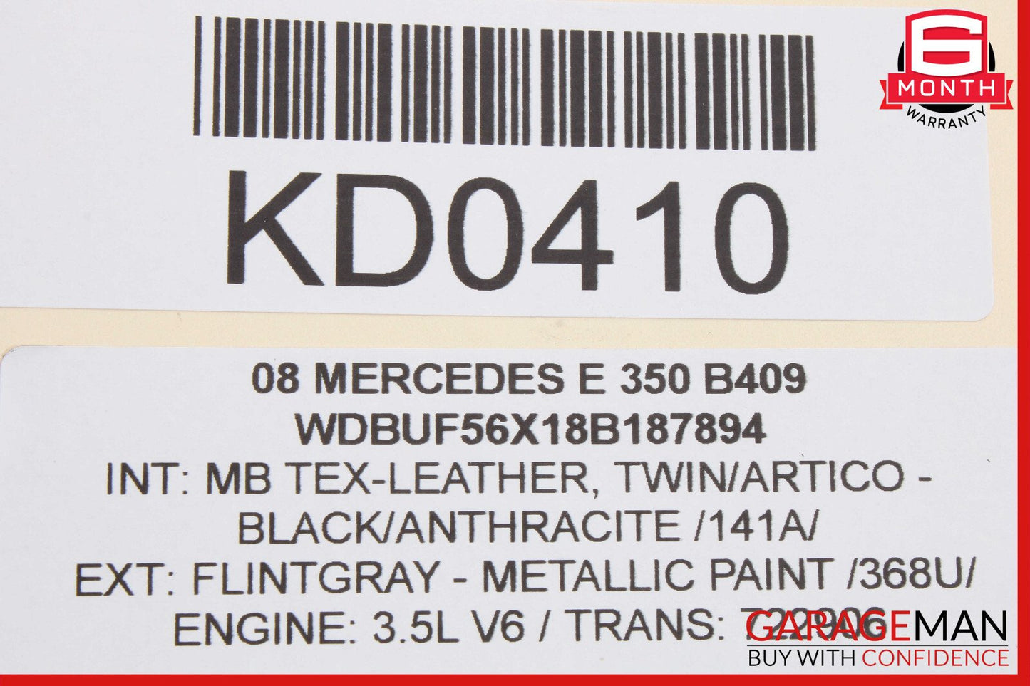 03-09 Mercedes W211 E350 E500 Rear Right Passenger Door Lock Latch Actuator OEM