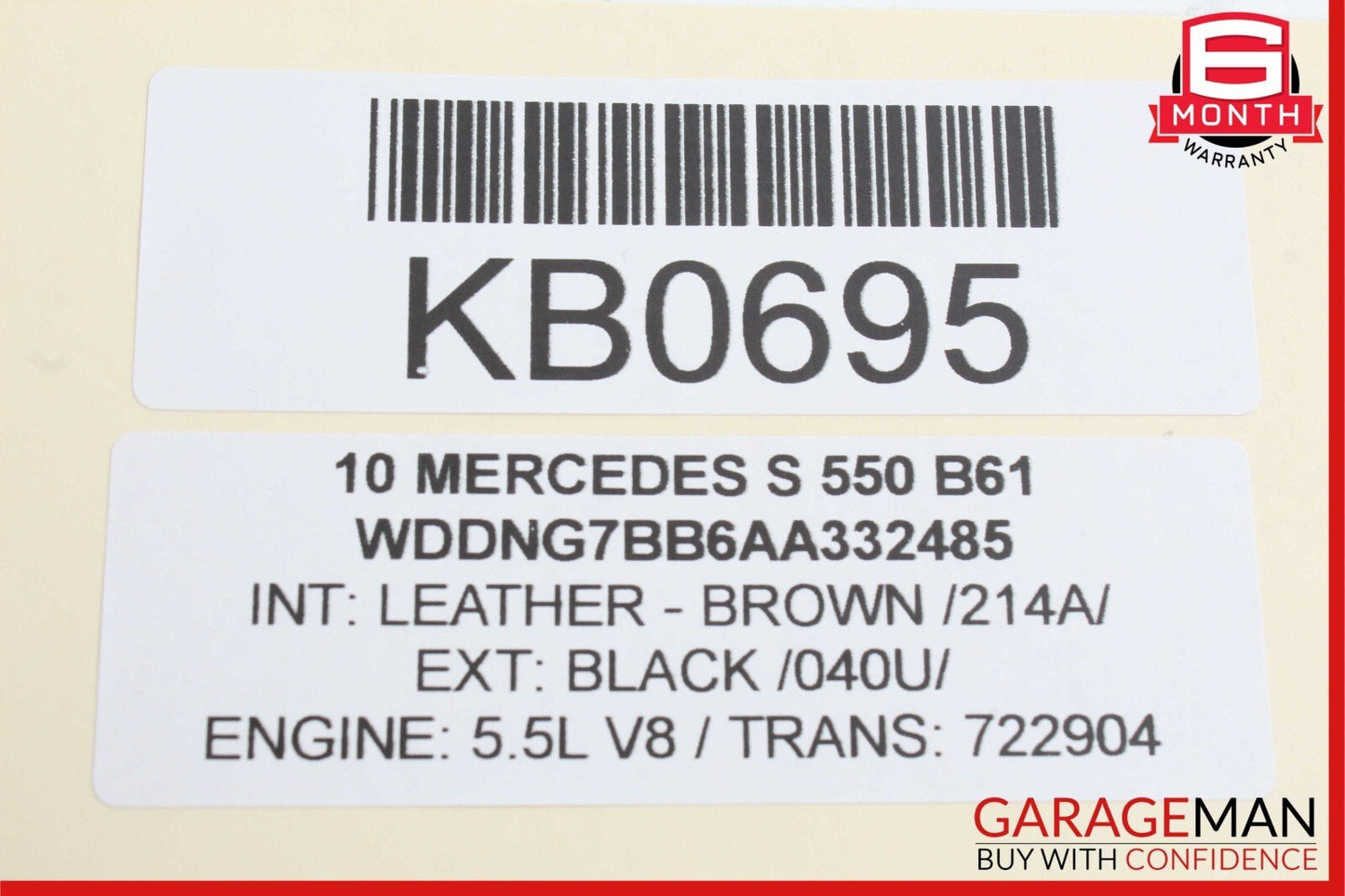 10-13 Mercedes W221 S550 E550 Active Lane Assist Front Camera Multi Purpose OEM