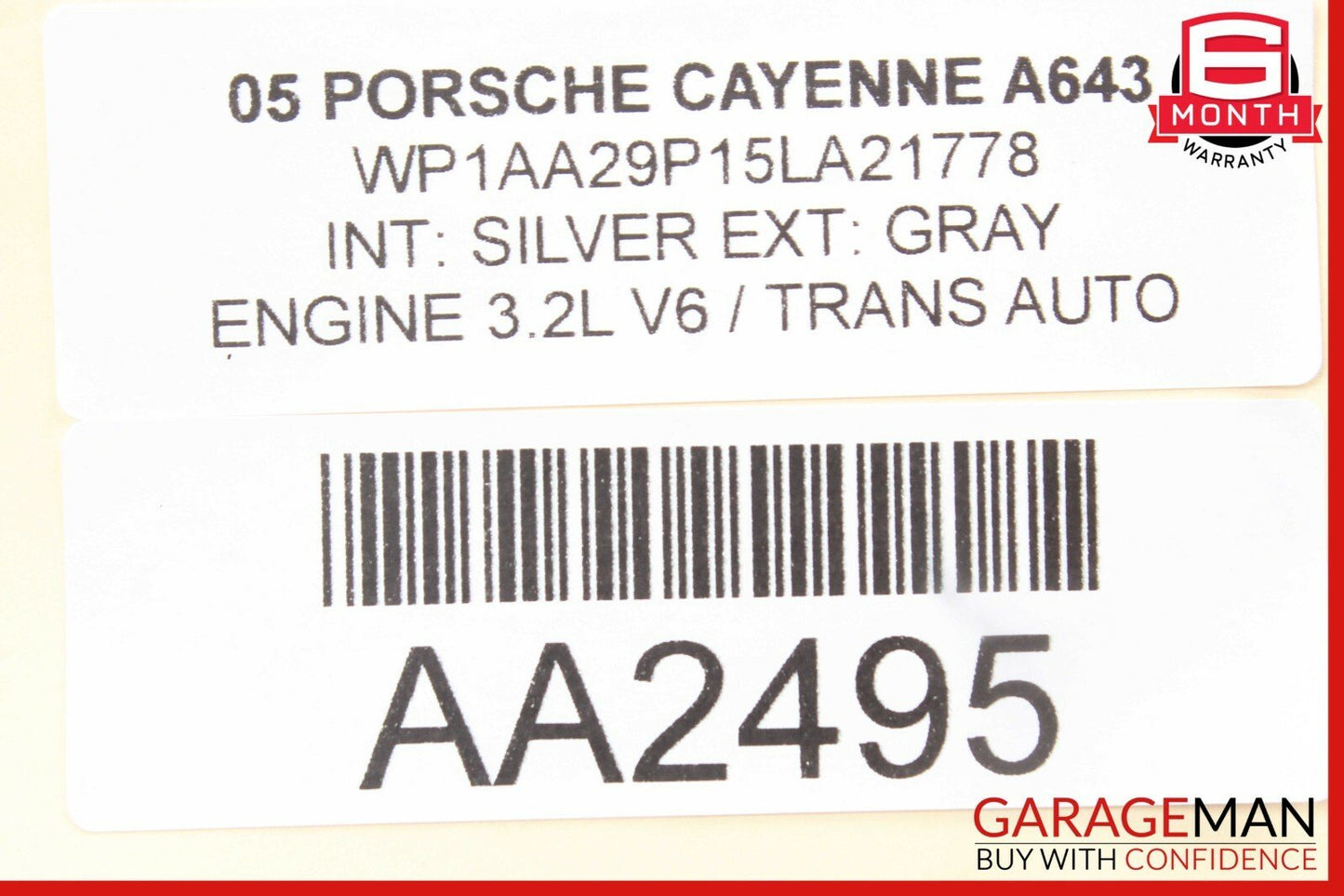03-10 Porsche Cayenne 955 957 Rear Right or Left Side Upper Rearward Control Arm