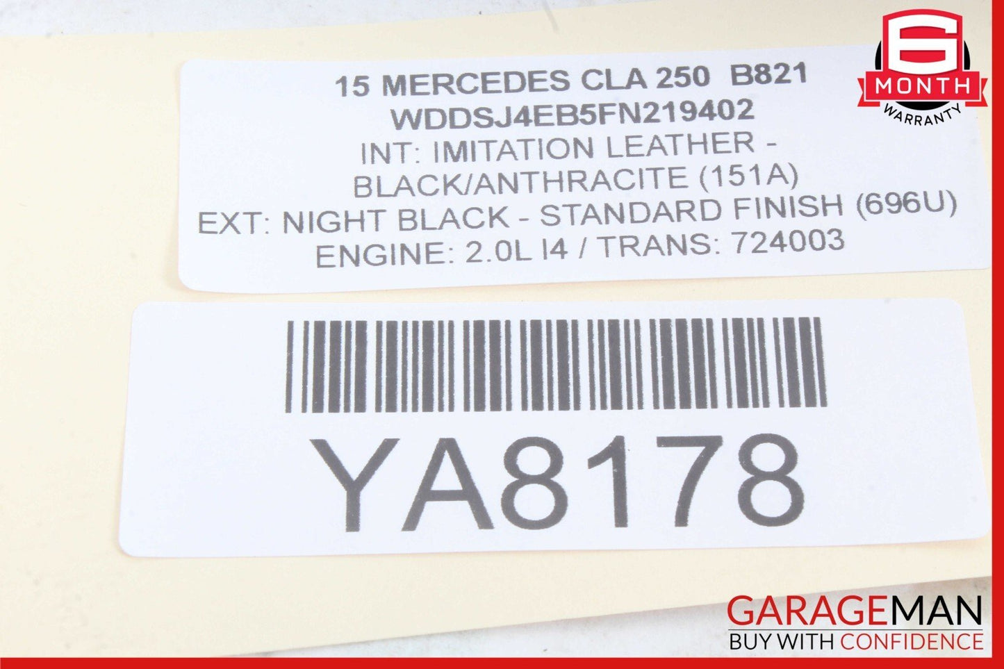 14-20 Mercedes W117 CLA250 Instrument Cluster Clear Bezel Trim Cover Bezel OEM