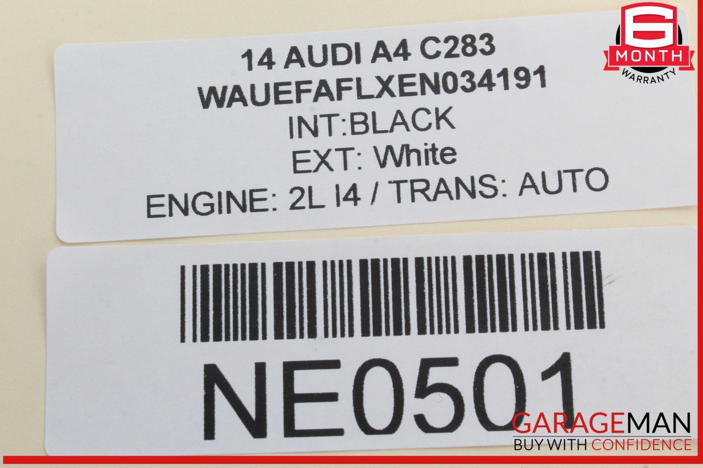 13-17 Audi A4 S4 Q5 Front Upper Windshield Interior Rear View Mirror Gray OEM