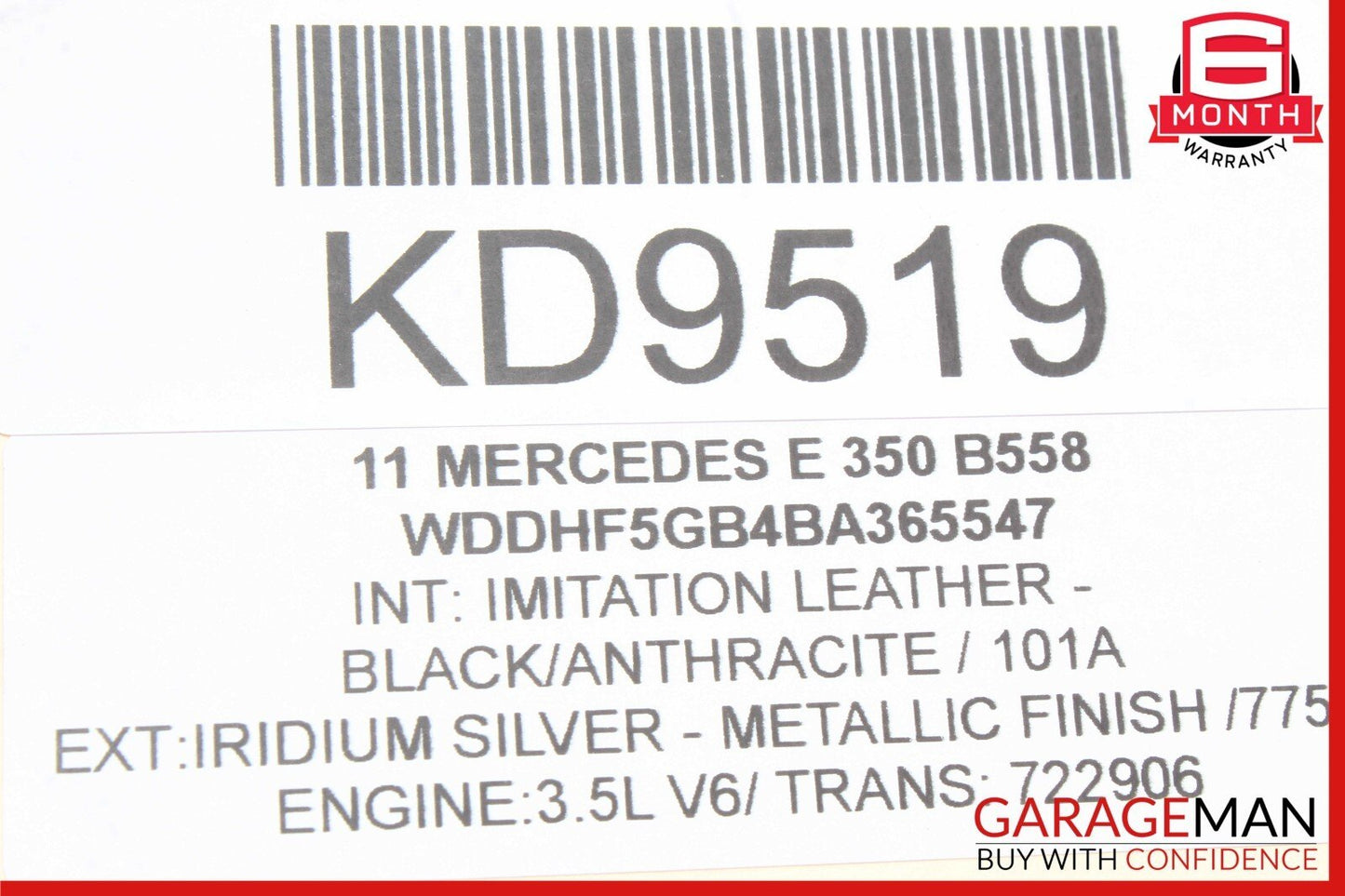 10-16 Mercedes W212 E350 E250 RWD Sedan Front Right Spindle Knuckle Hub Bearing