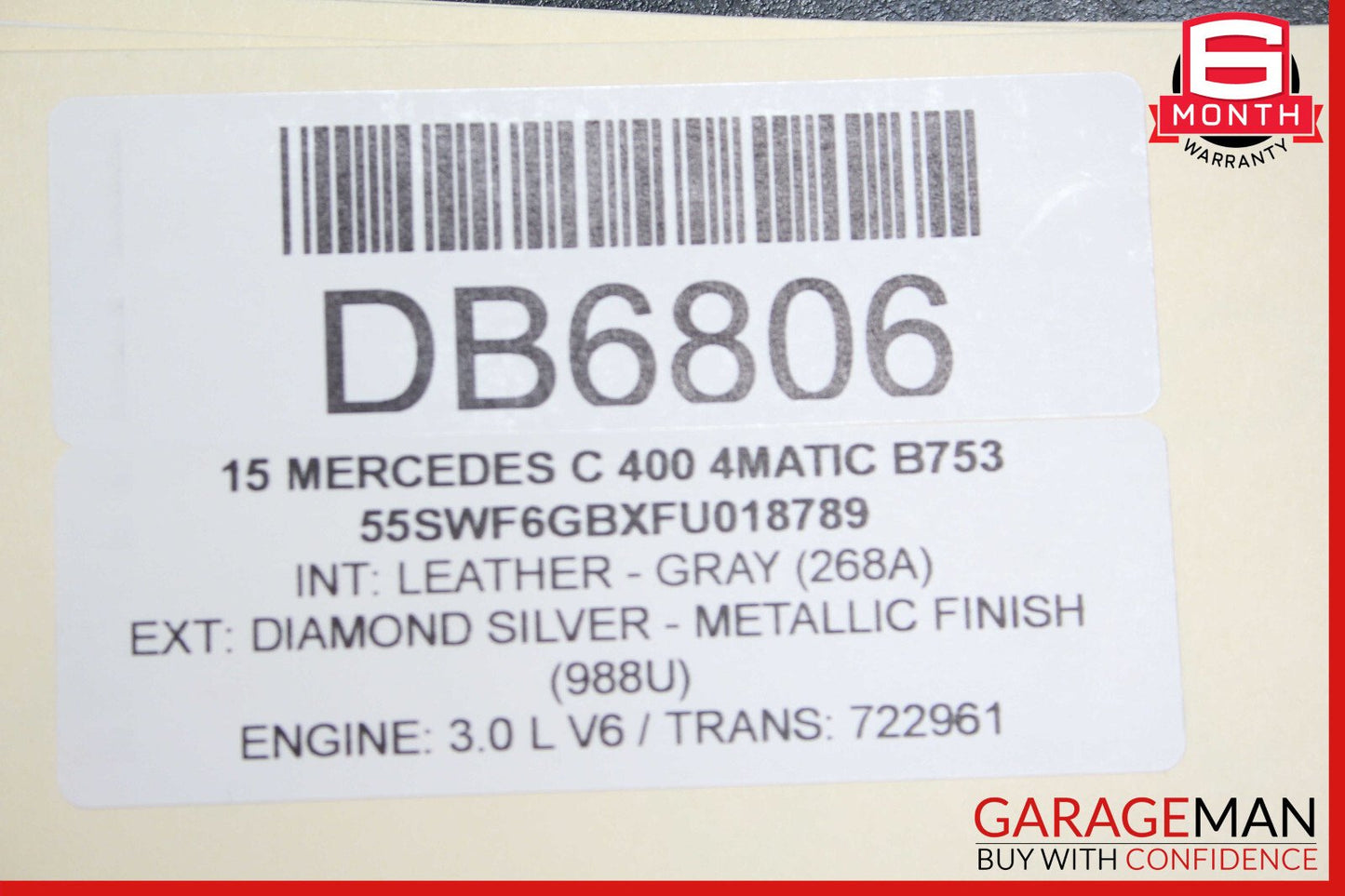 15-20 Mercedes W205 C400 C350e Front Left Interior Door Panel Trim Cover Assy