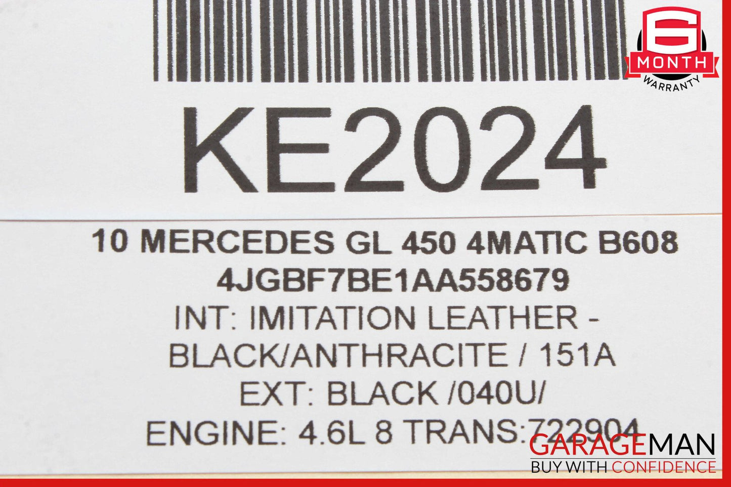 06-13 Mercedes X164 GL450 R350 Gas Throttle Pedal Accelerator 1643000504 OEM