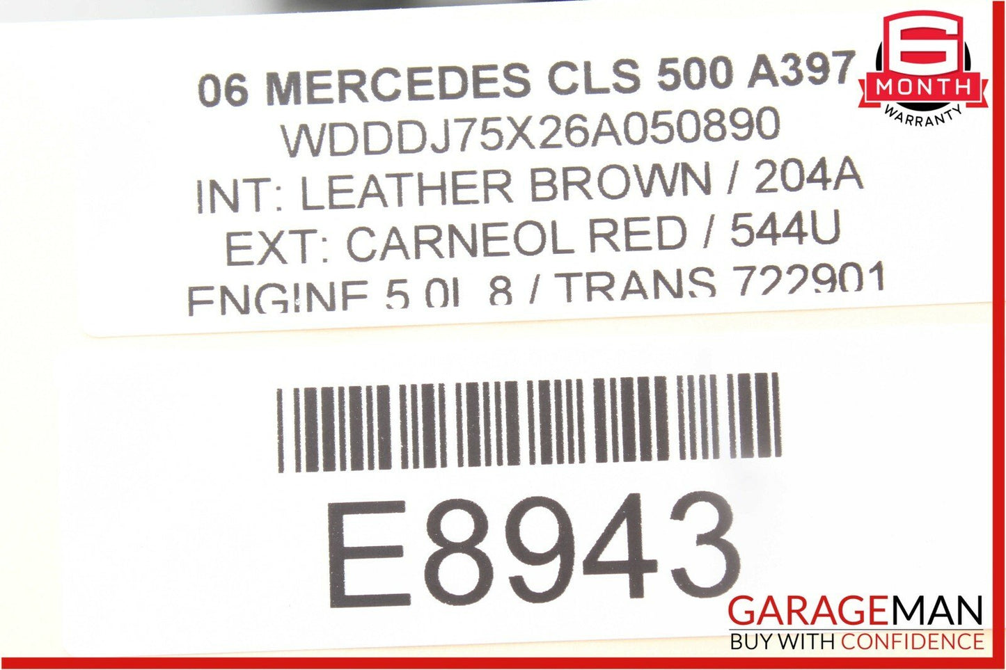 06-11 Mercedes W219 CLS500 Front Right Side Keyless Go Door Lock Latch Actuator