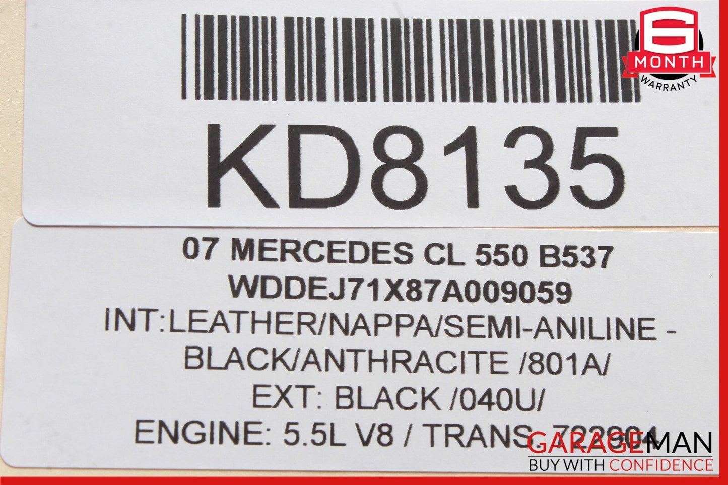 07-14 Mercedes W216 CL550 S550 S600 Sirius Satellite Radio Module Receiver OEM
