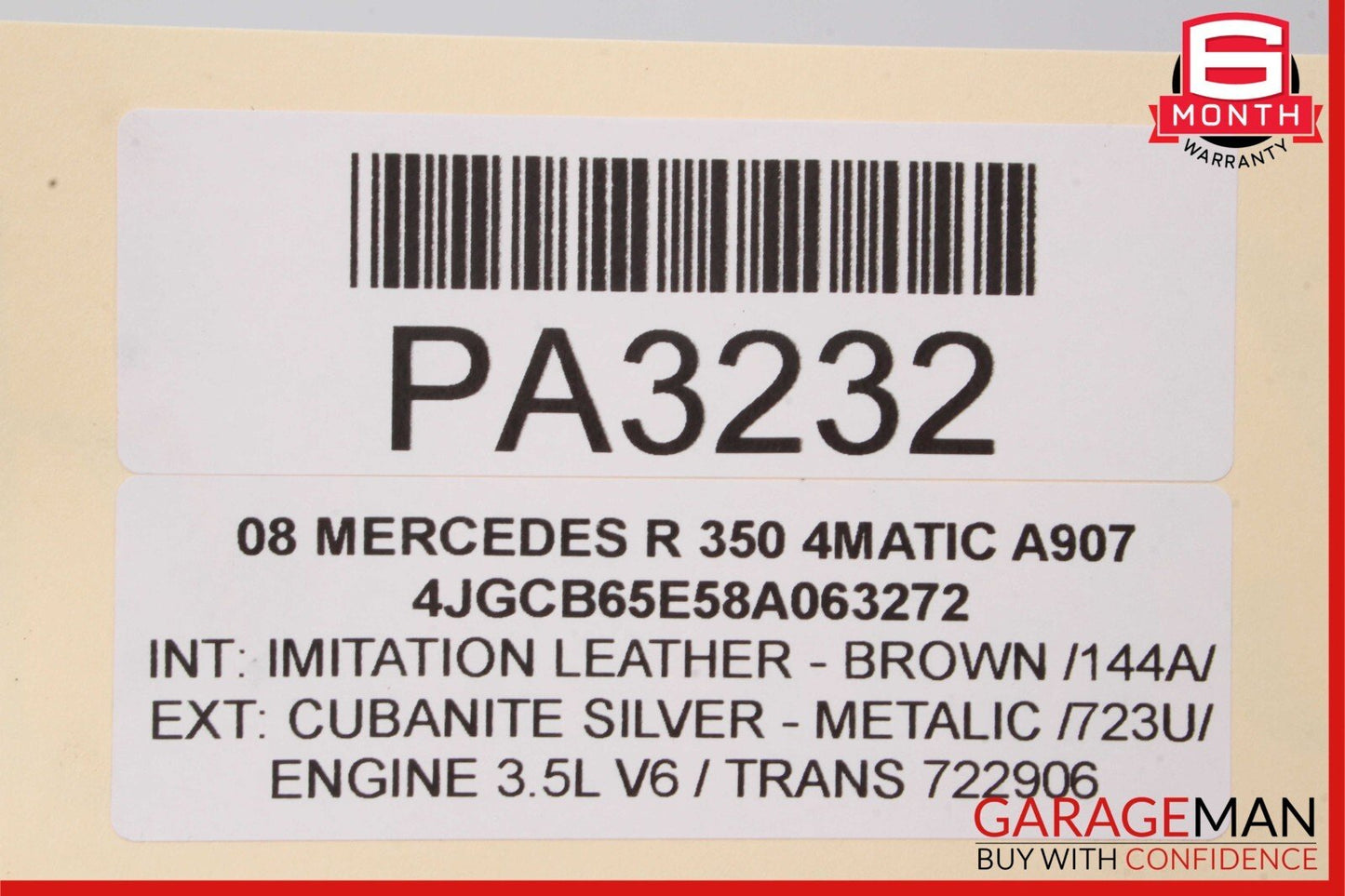 06-13 Mercedes W251 R350 Left Driver Side Rocker Skirt Molding Panel Silver OEM