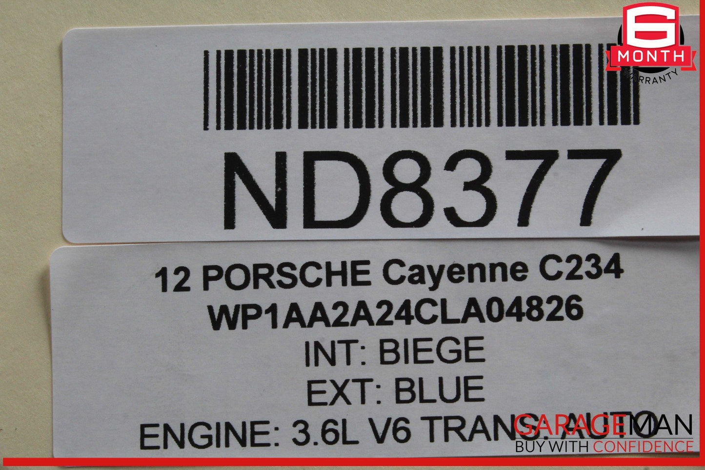 11-18 Porsche Cayenne 958 VR6 Automatic Transmission Gearbox OEM