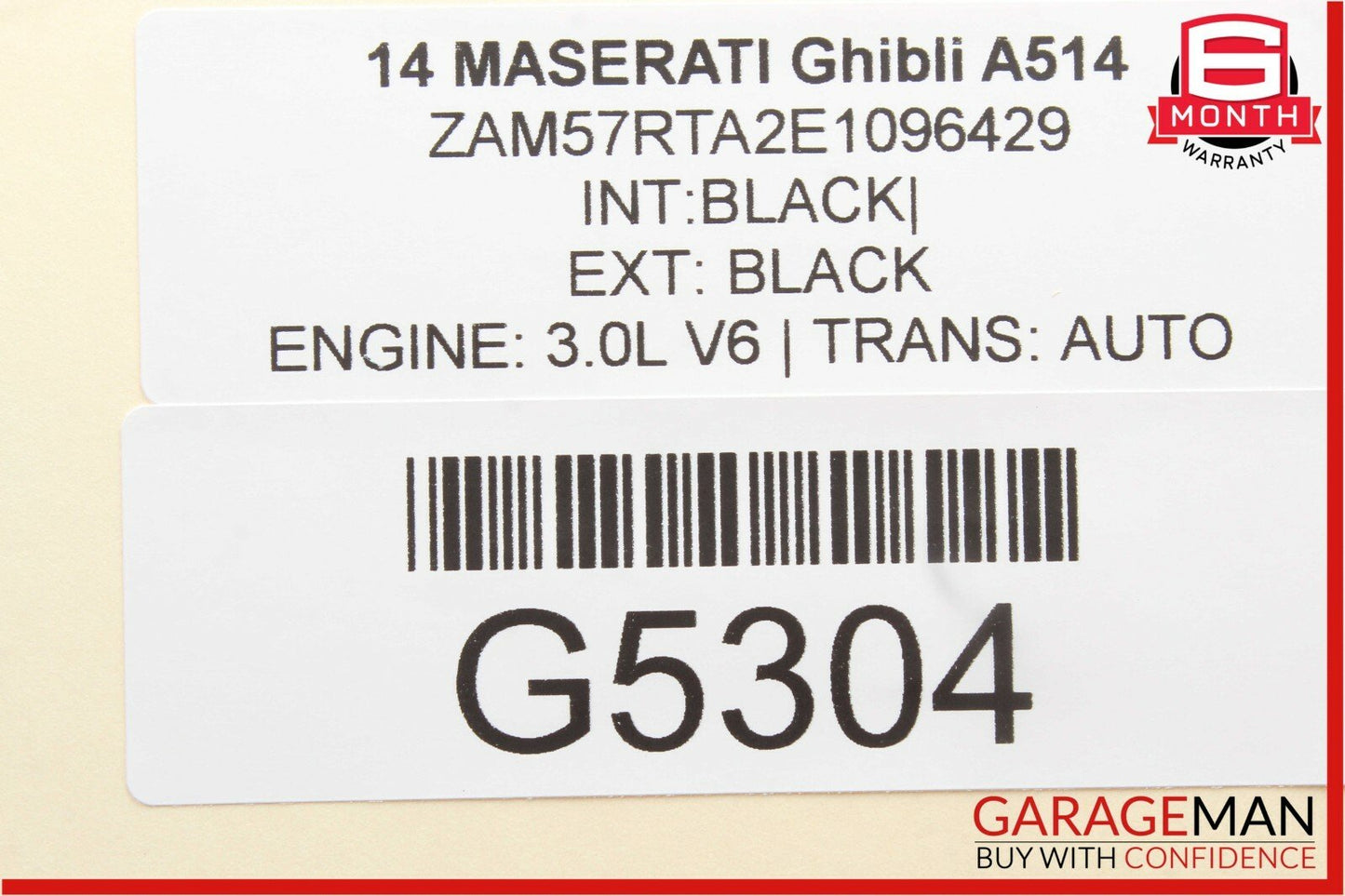 14-18 Maserati Quattroporte Ghibli Rear Suspension Upper Control Arm Tension Bar