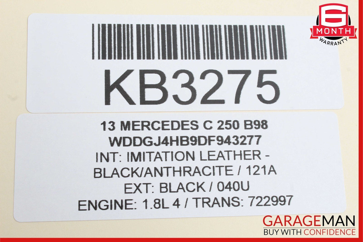 12-14 Mercedes W204 C250 C300 C350 C63 AMG Front Left Exterior Door Handle OEM