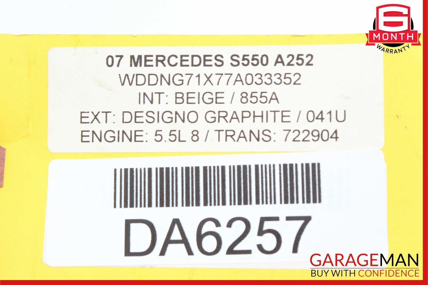 07-14 Mercedes S550 CL550 Electric Power Supply Control Fuse Box Module Unit