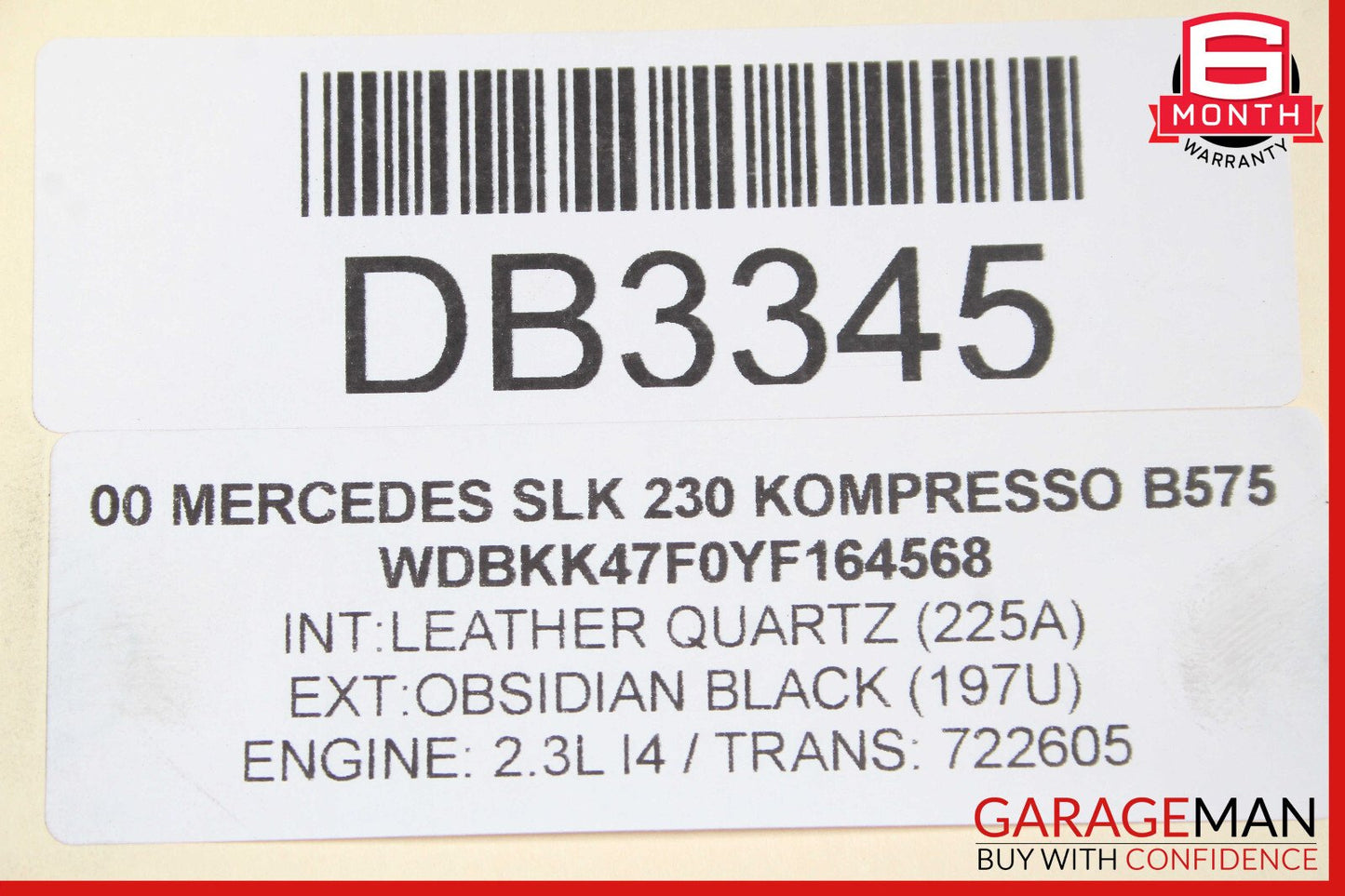 97-04 Mercedes R170 SLK230 CLK320 Crossfire Rear Sub Frame Subframe Crossmember