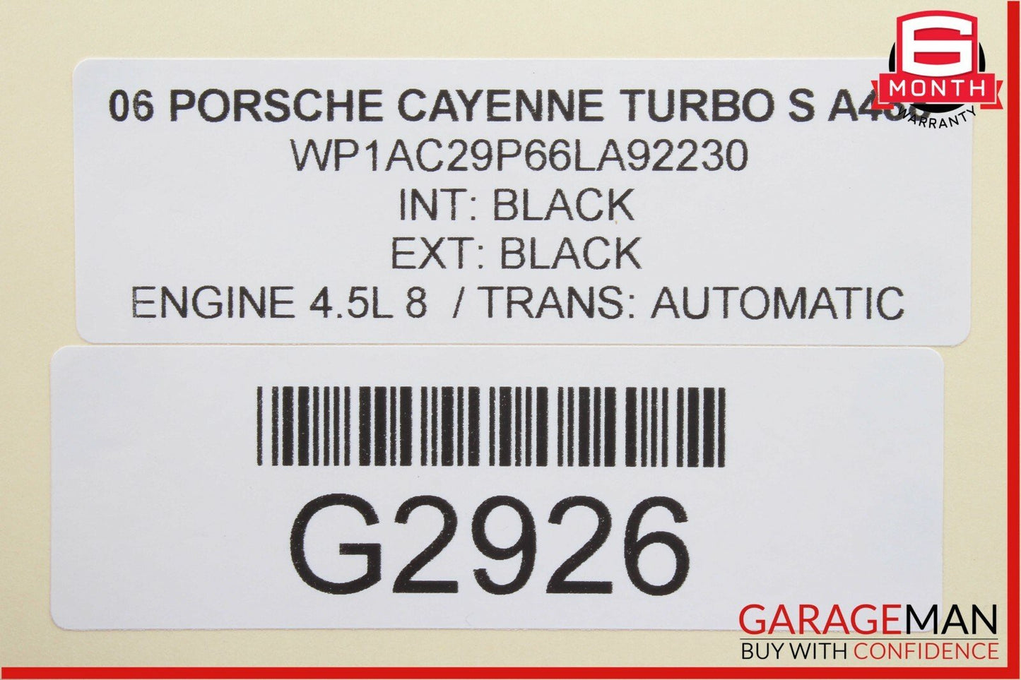 03-10 Porsche Cayenne 955 957 Front Bumper Reinforcement Impact Crash Bar Rebar