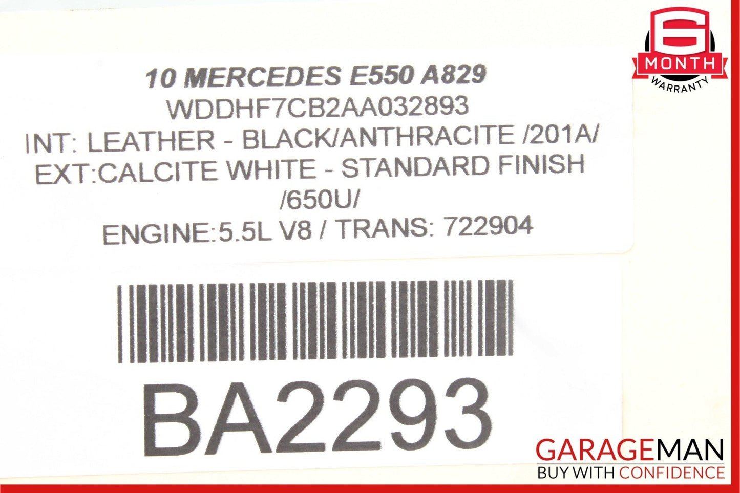 10-16 Mercedes W212 E350 E550 CLS400 Front Left Side Top Upper Control Arm OEM