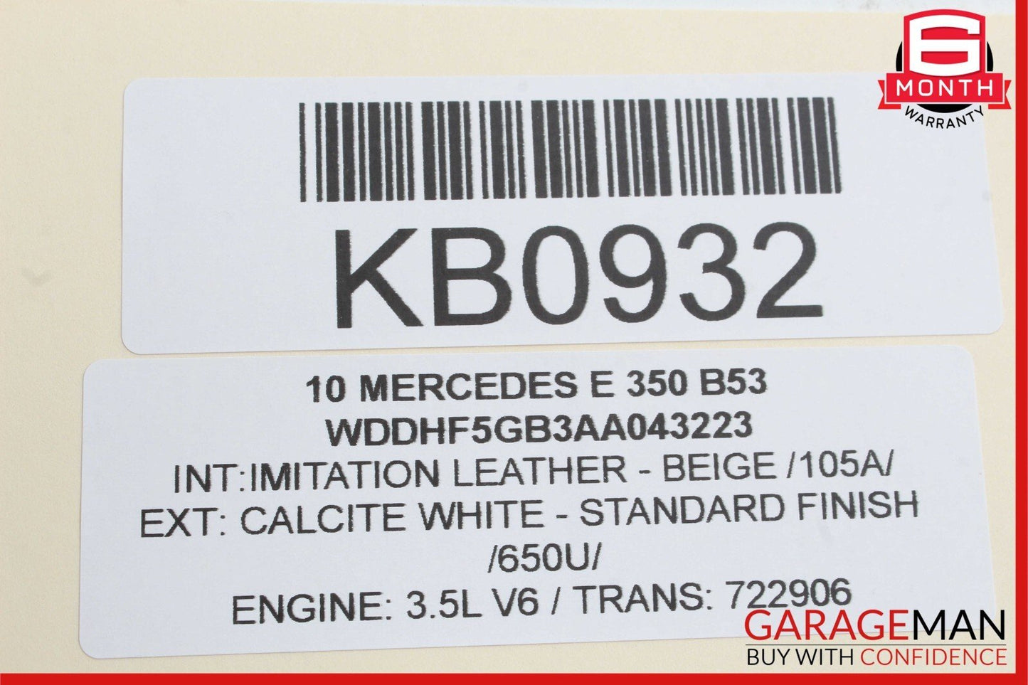 06-13 Mercedes W212 E350 S550 Front Right Engine Timing Chain Cover Plate OEM