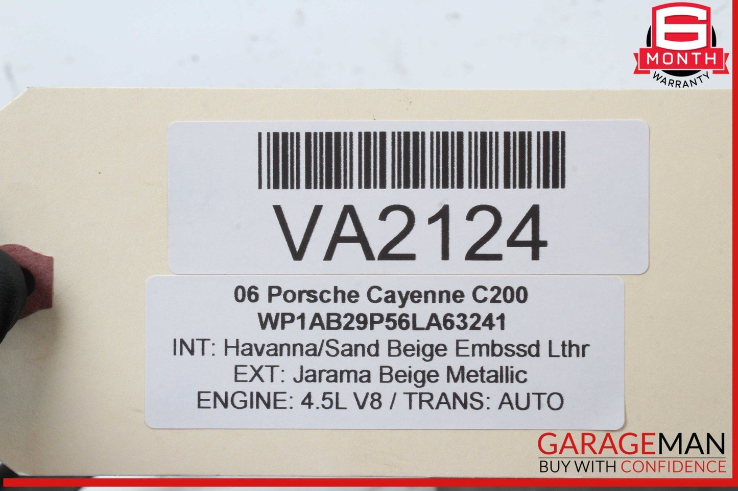 03-10 Porsche Cayenne 955 957 Rear Left Lower Control Arm 7L0505351 OEM